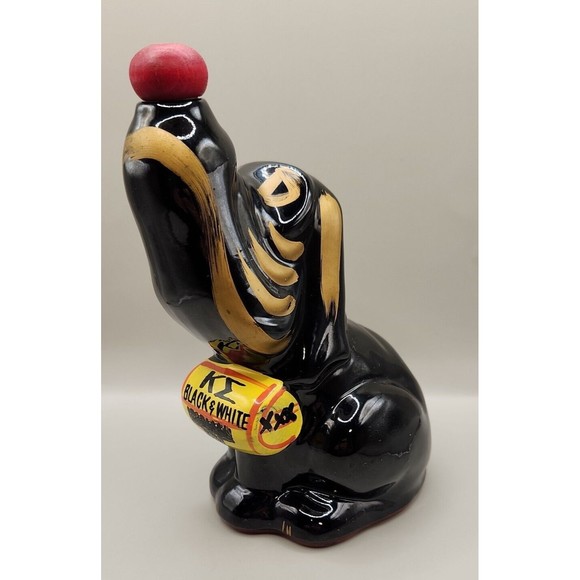 Unbranded Other - Vintage Booze Hound Decanter Original Stopper Yellow Barrel